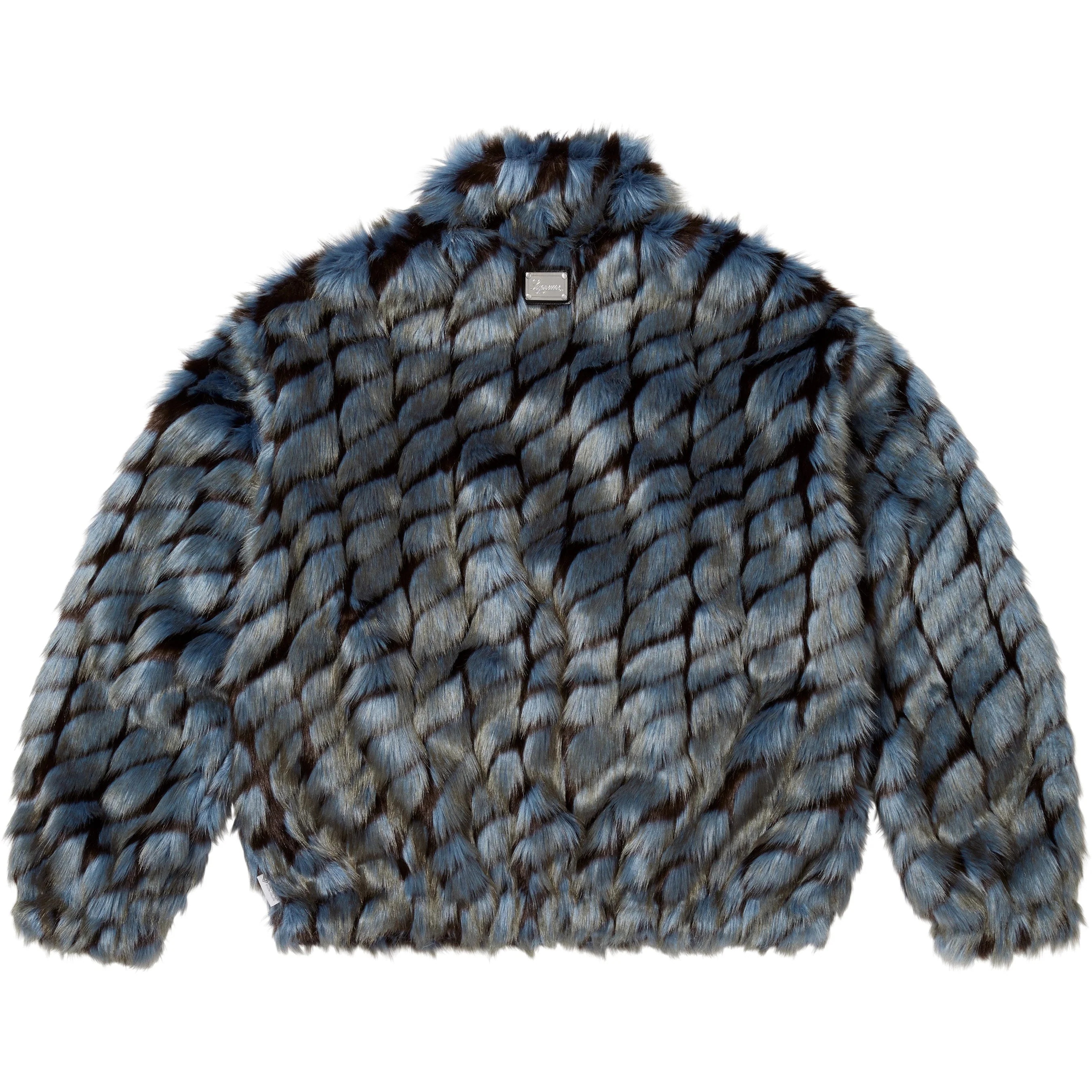 2-Tone WINDSTOPPER® Faux Fur Jacket view 7